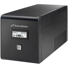 PowerWalker VI 1000 LCD UPS - Reliable 1000VA/600W Backup Power Solution (PN: 10120018)